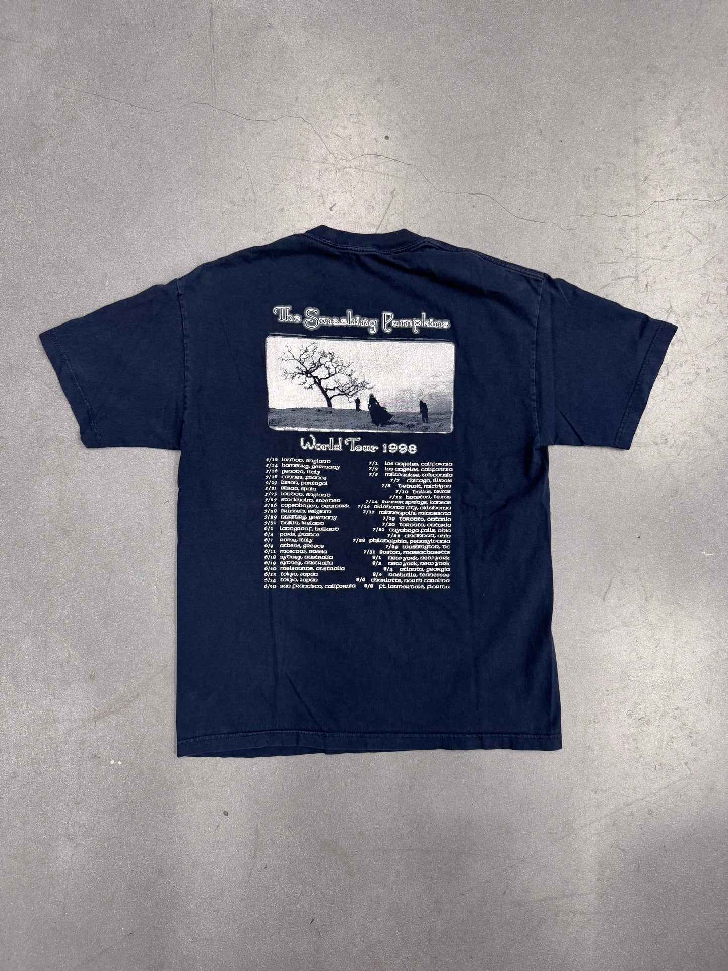 1998 THE SMASHING PUMPKINS ADORE WORLD TOUR TEE (PULLED TAG)