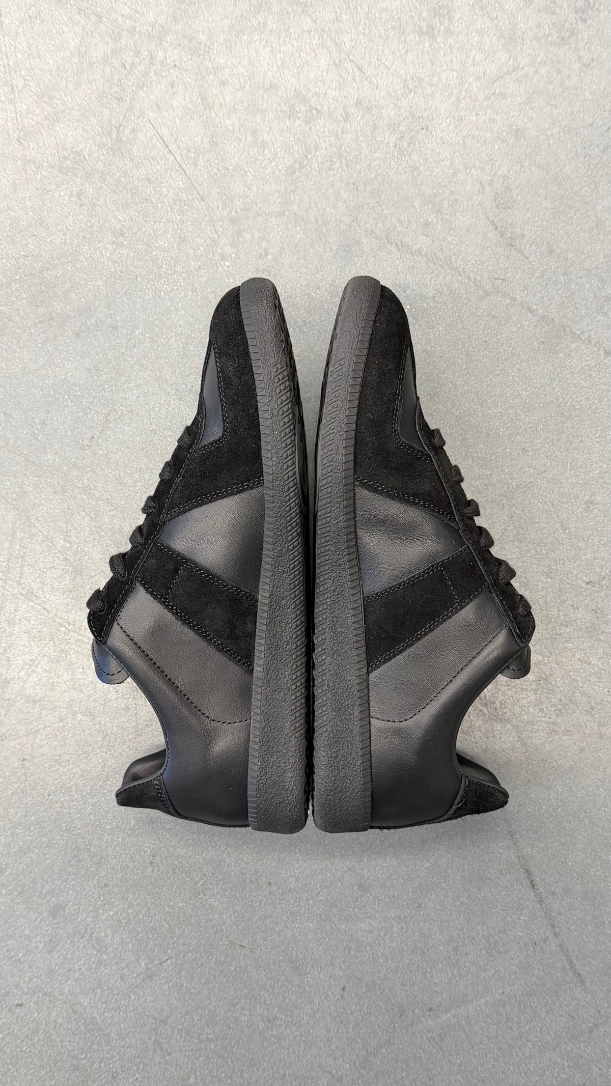 MAISON MARGIELA REPLICA SNEAKERS BLACK/BLACK