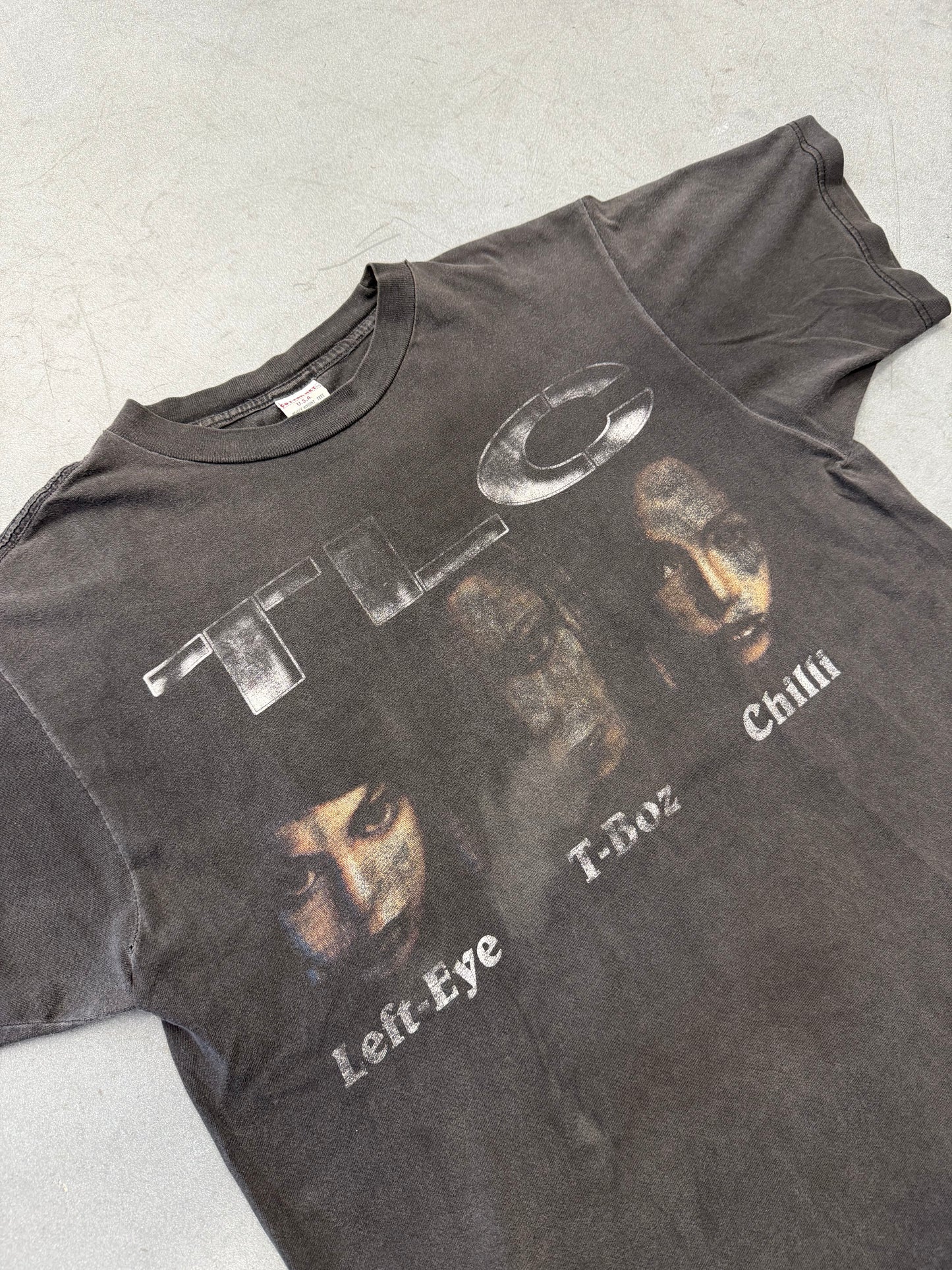TLC NO! I DONT WANT NO SCRUBS BOOTLEG RAP STYLE TEE (COTTONNET TAG)