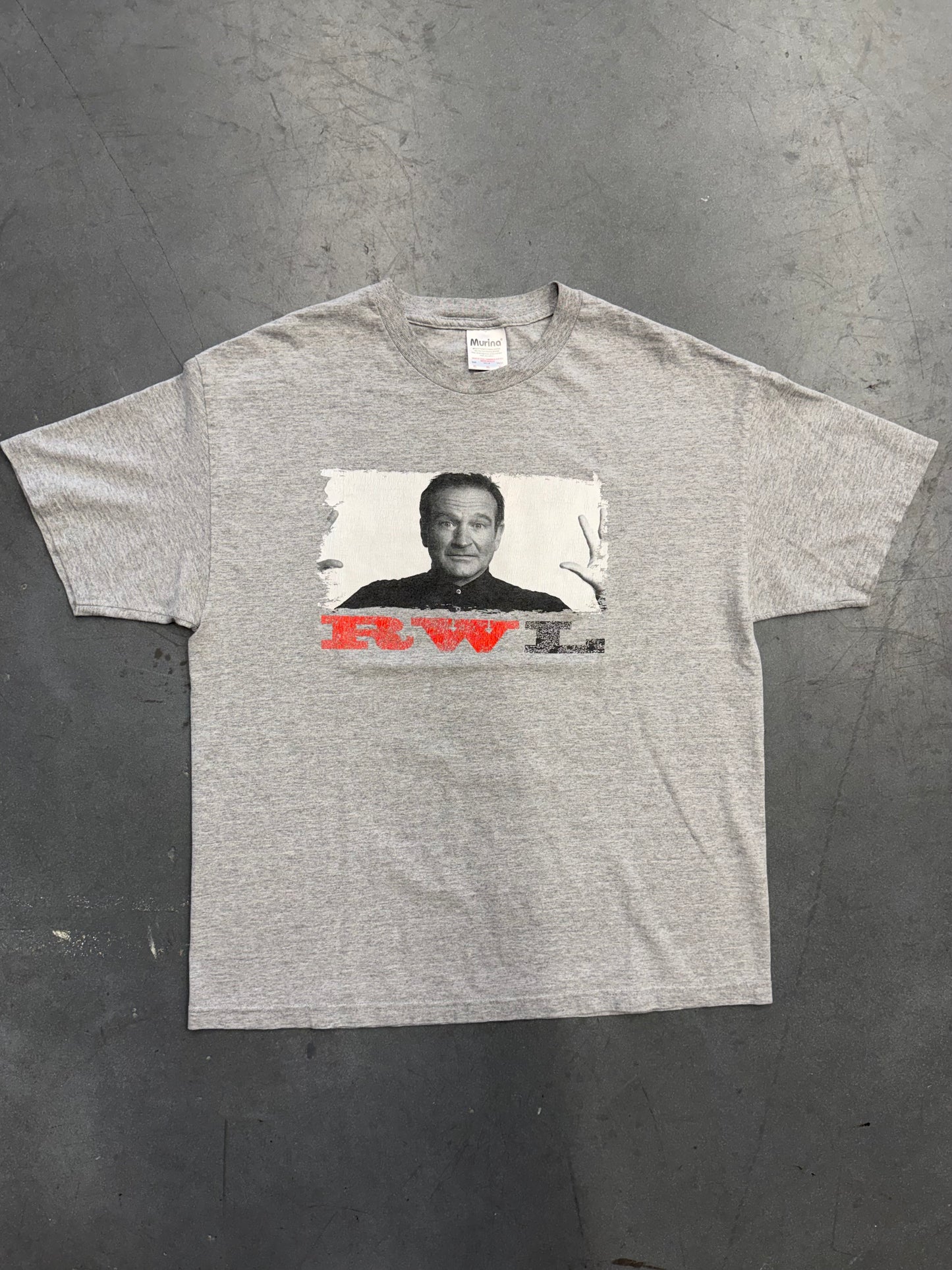 2002 ROBIN WILLIAMS LIVE! RWL TOUR TEE (MURINA TAG)