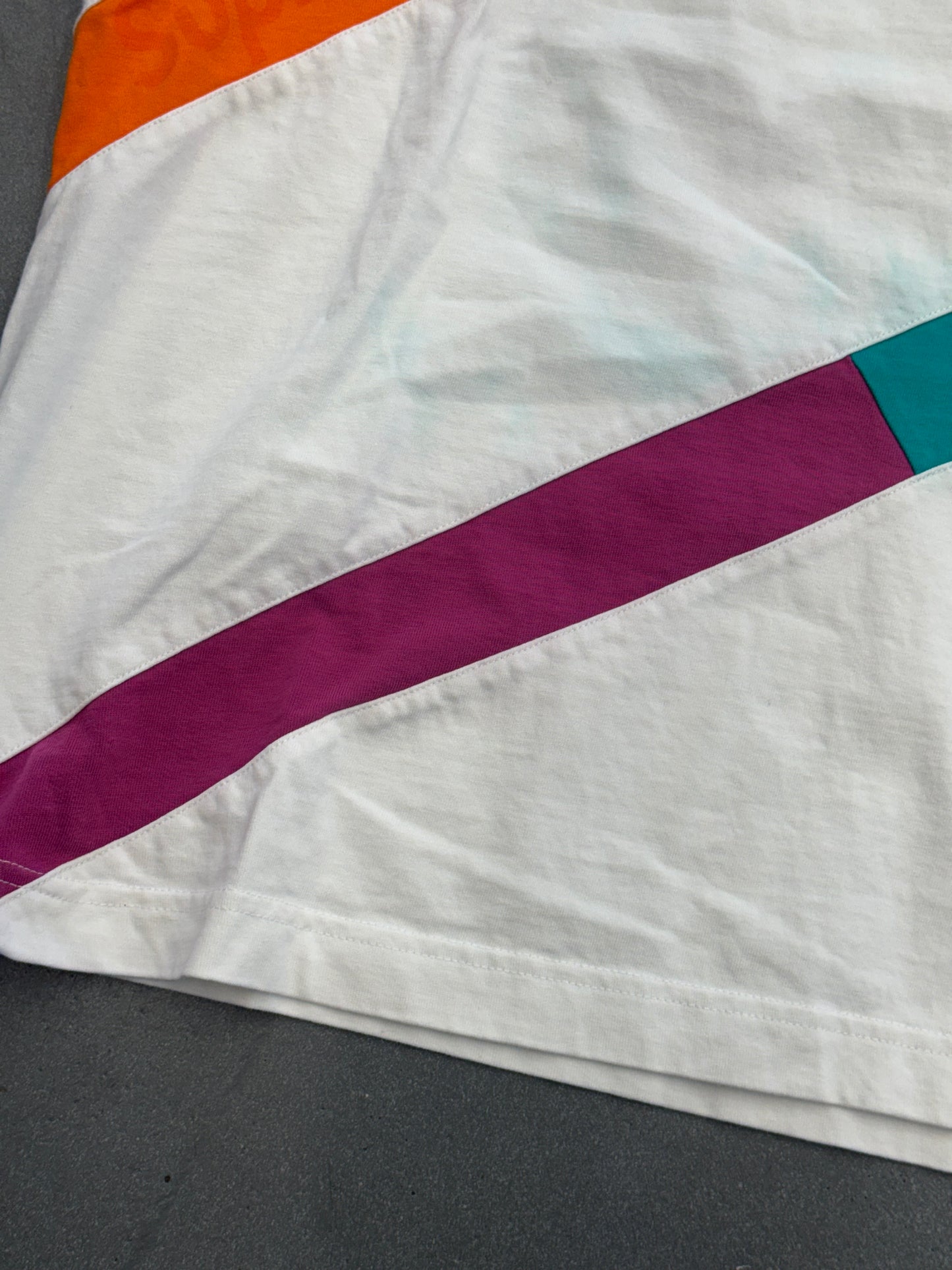 SS07 SUPREME X FILA STRIPED POLO SHIRT
