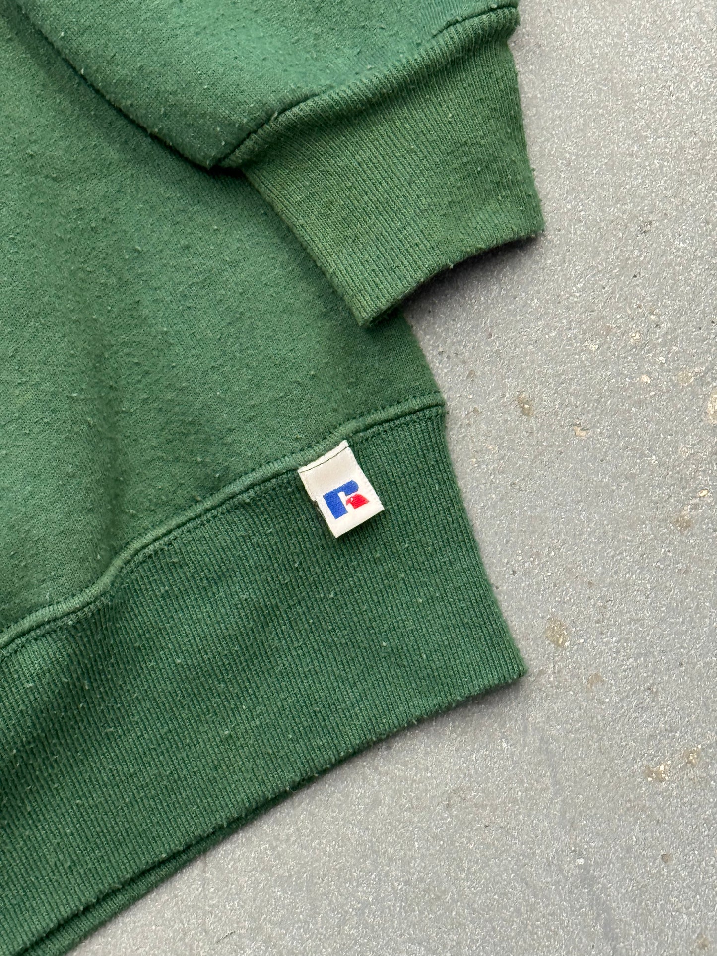90S MIAMI HURRICANES M LOGO CREWNECK (RUSSELL ATHLETIC TAG)