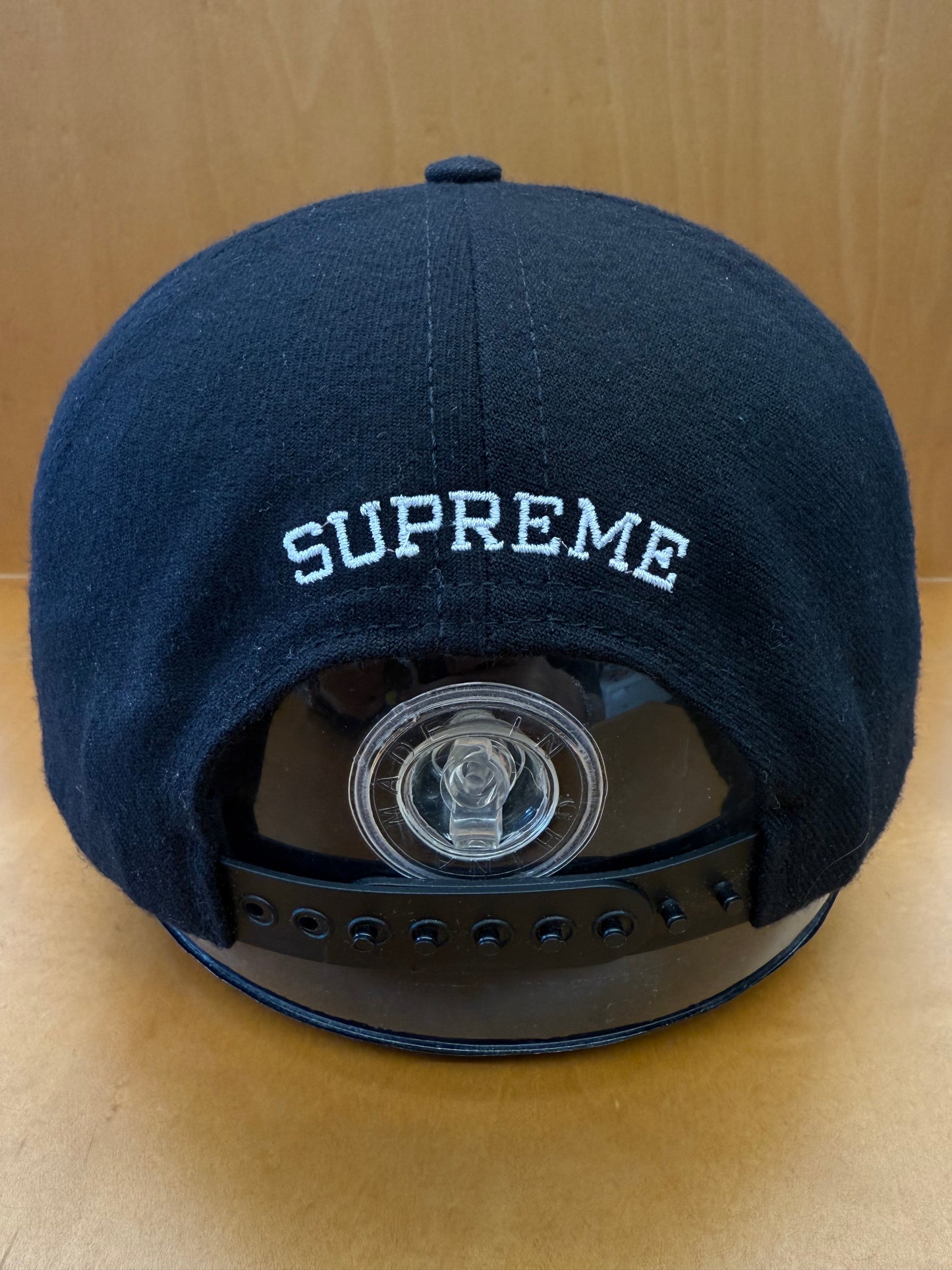 SS12 SUPREME NO LIMIT BOUT IT BOUT IT SNAPBACK - BLACK
