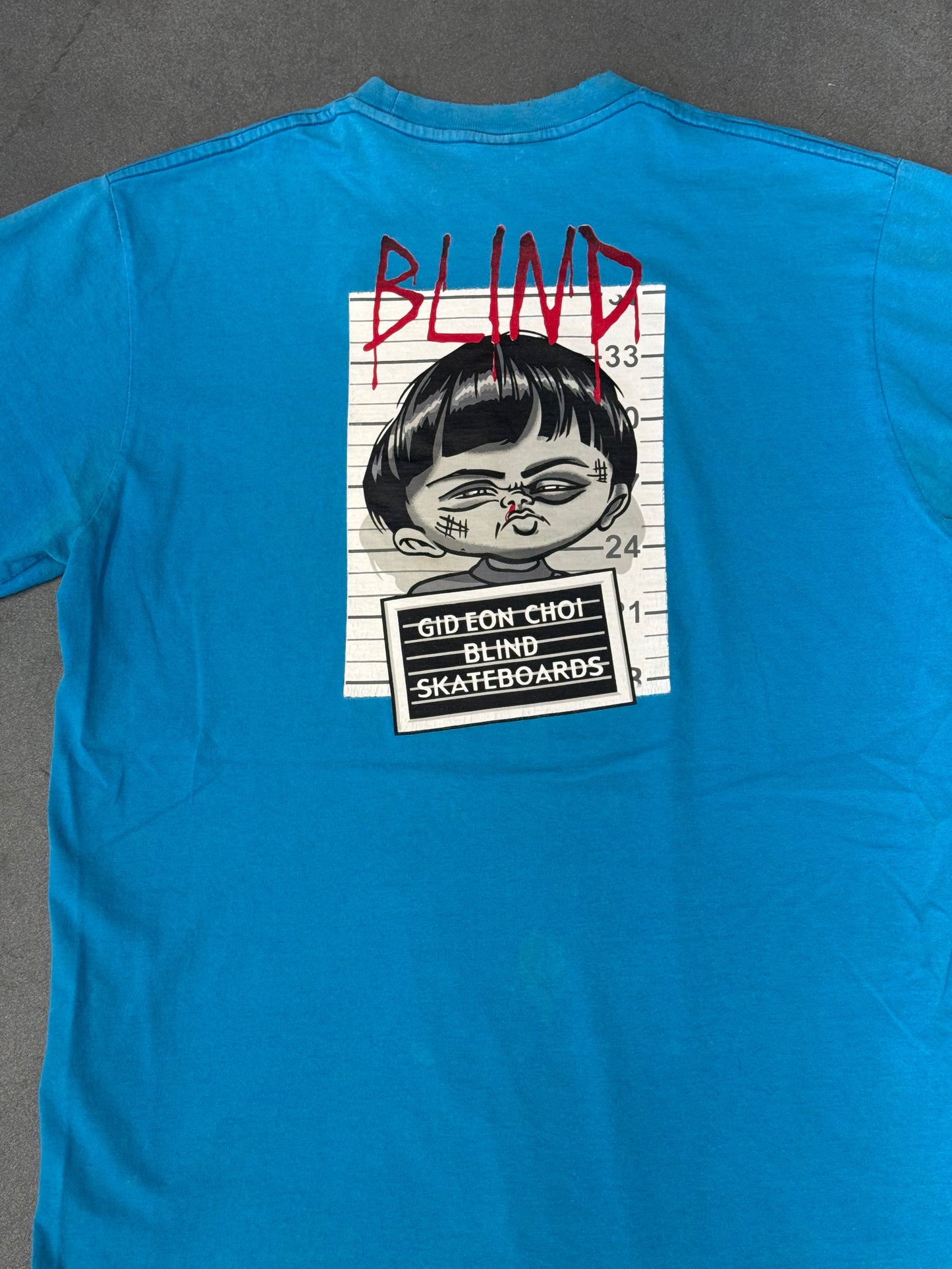 2001 BLIND SKATEBOARDS GIDEON CHOI TEE