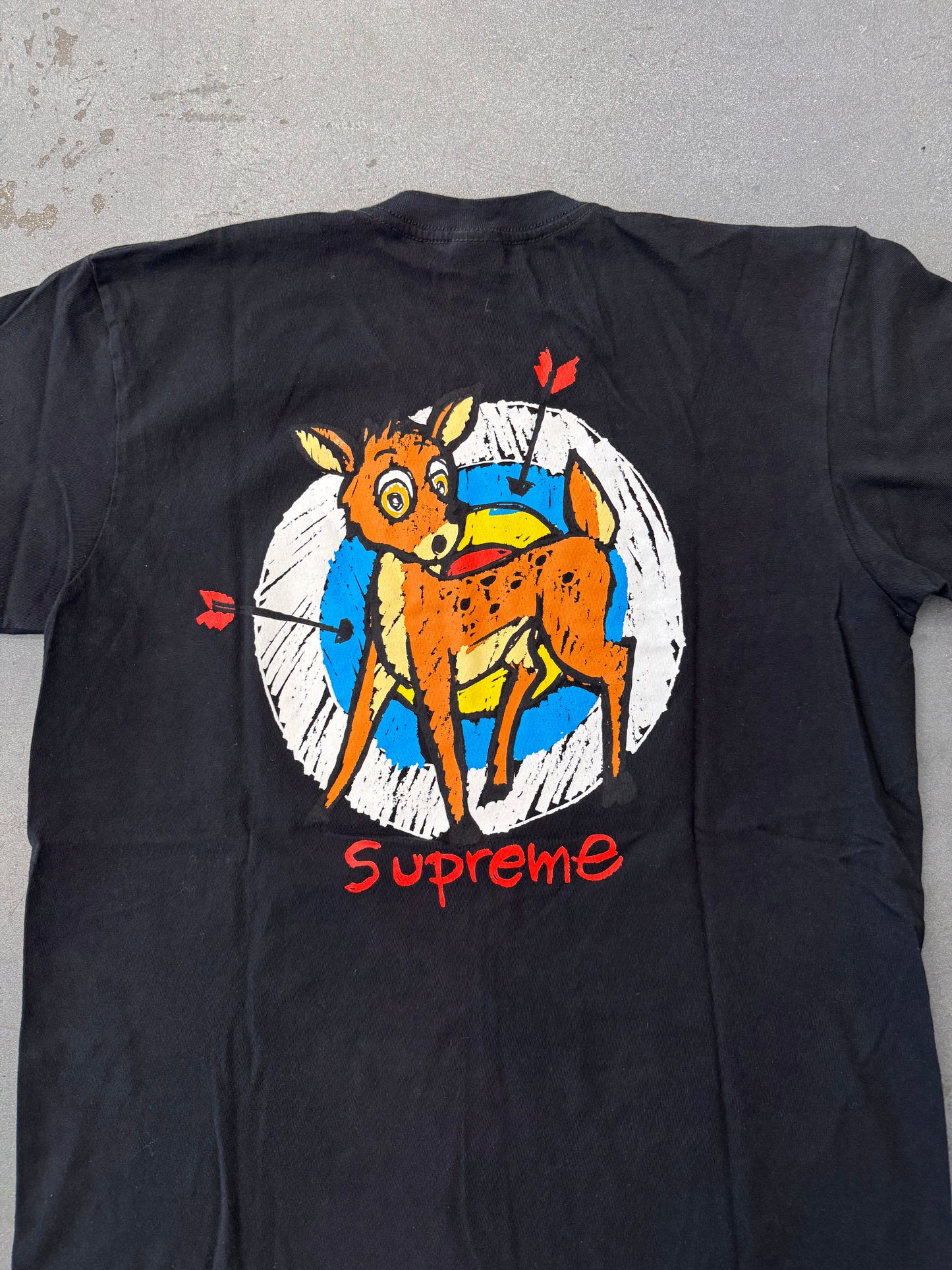 SS22 SUPREME DEER TEE - BLACK