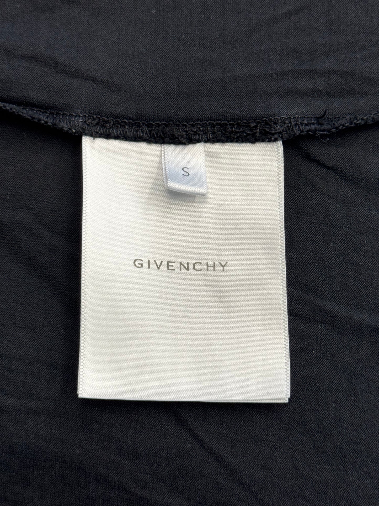GIVENCHY CHITO DOG SPRAYPAINT TEE - BLACK
