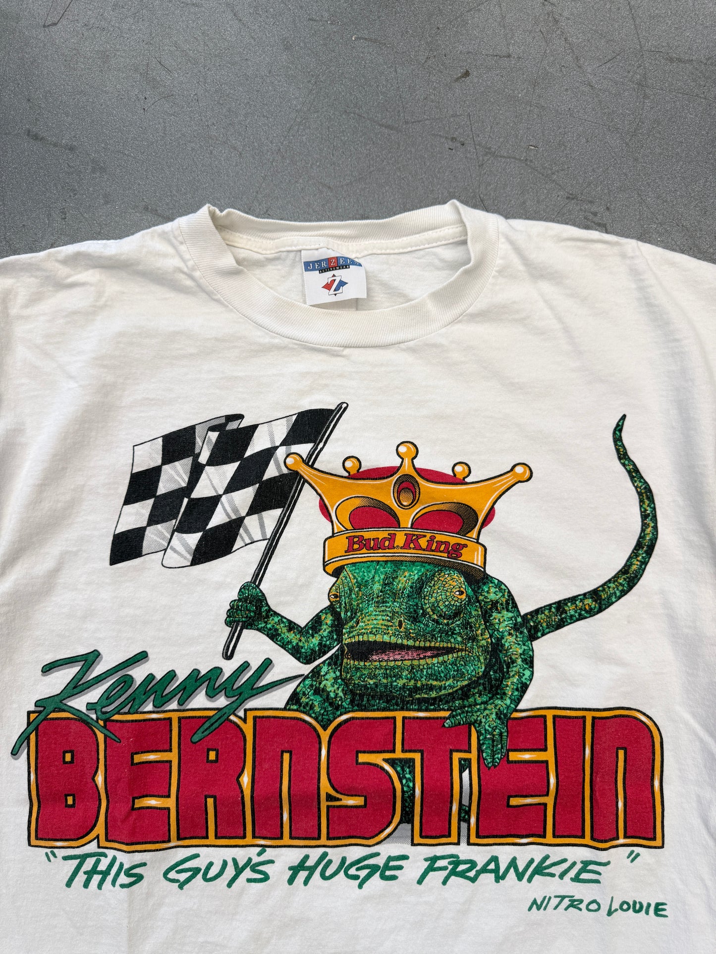 1998 BUDWEISER KENNY BERNSTEIN NHRA TEE (JERZEES TAG)