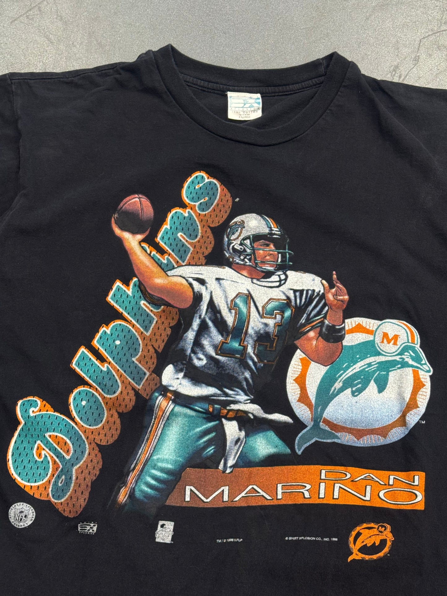 1995 MIAMI DOLPHINS DAN MARINO TEE (SX TAG)