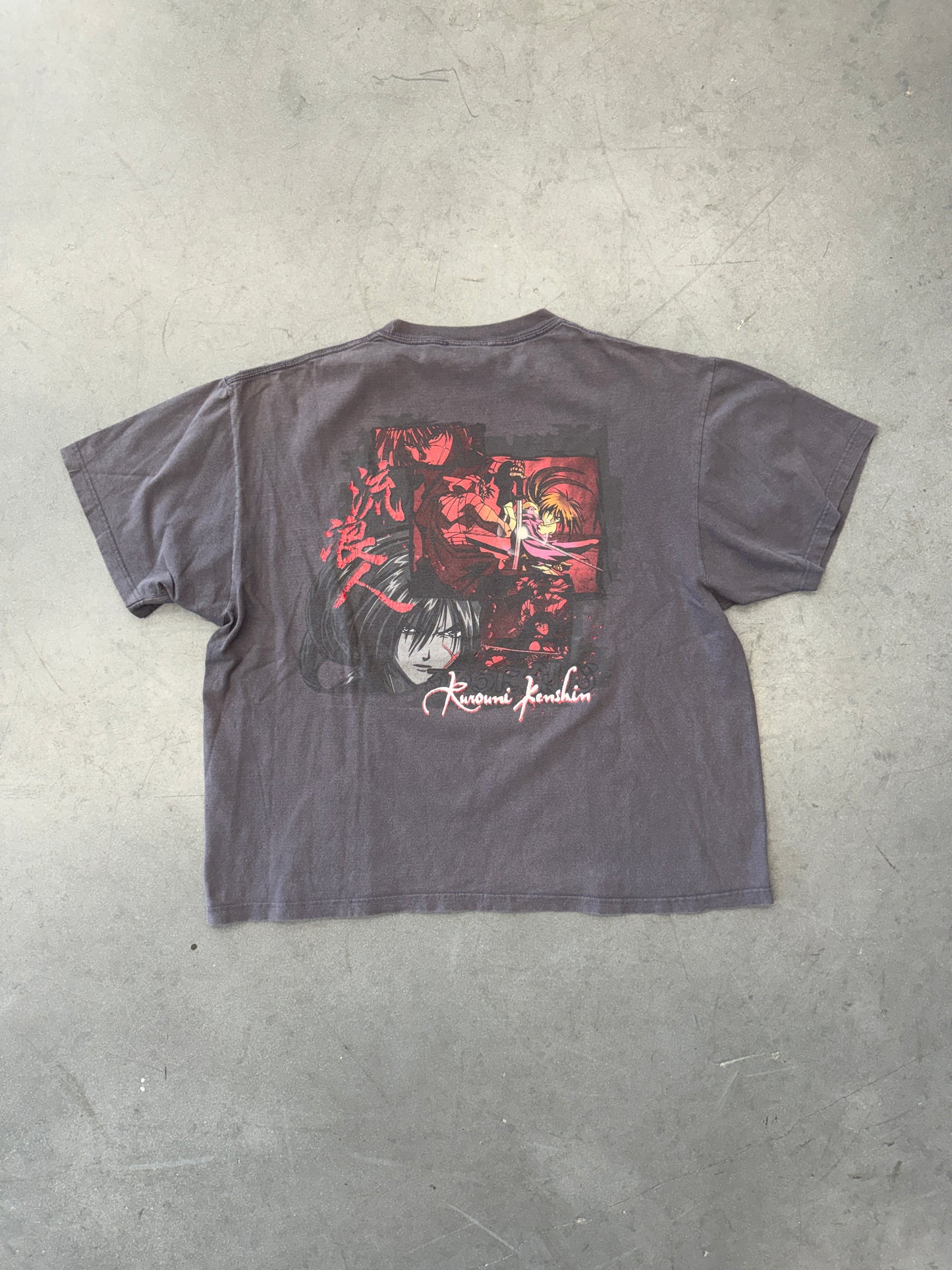 RUROUNI KENSHIN VS SHISHIO FIGHITNG MULLET TEE (ODM TAG)