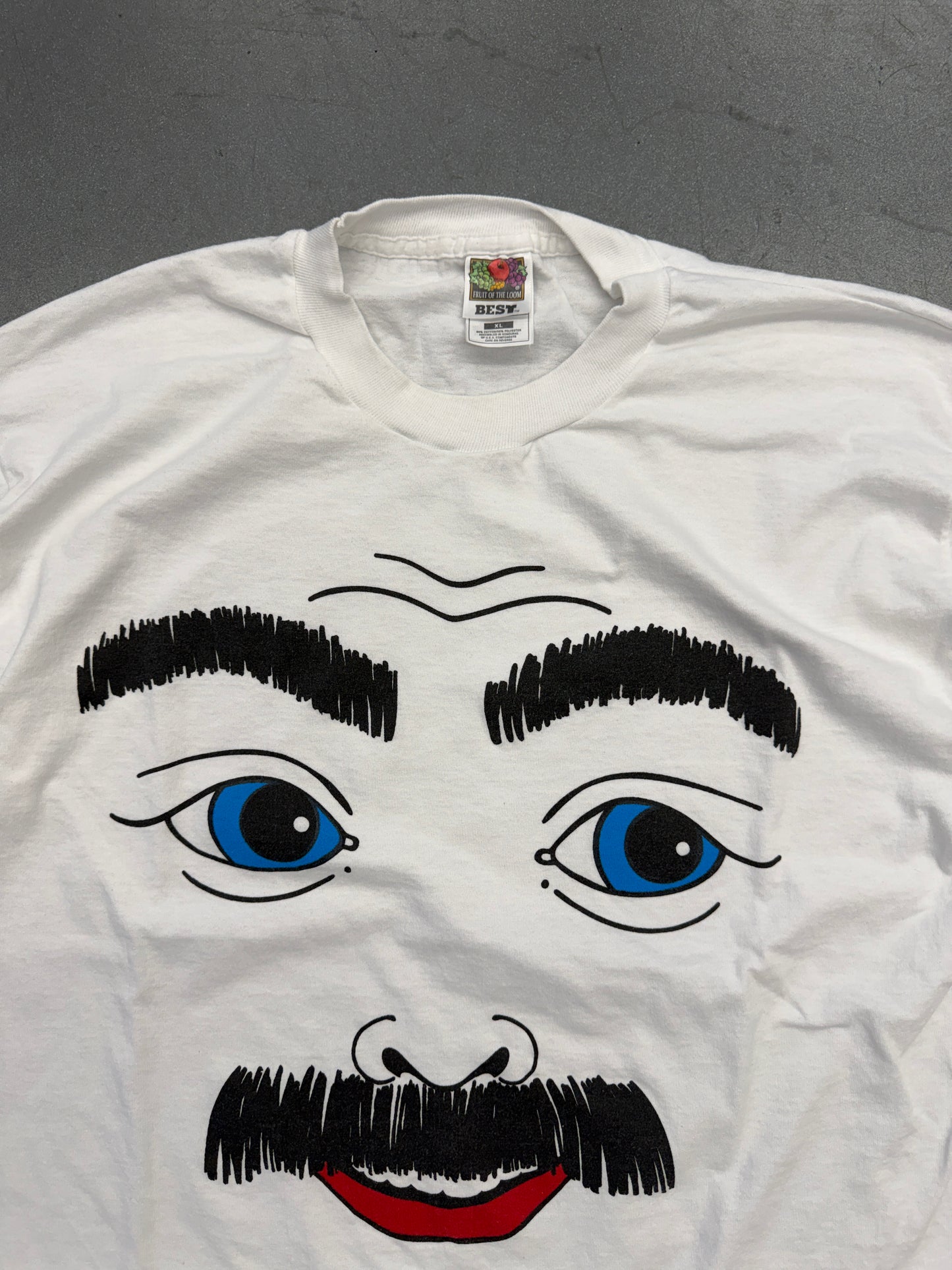 9OS MR. DOLL FACE MUSTACHE TEE (FOTL TAG)