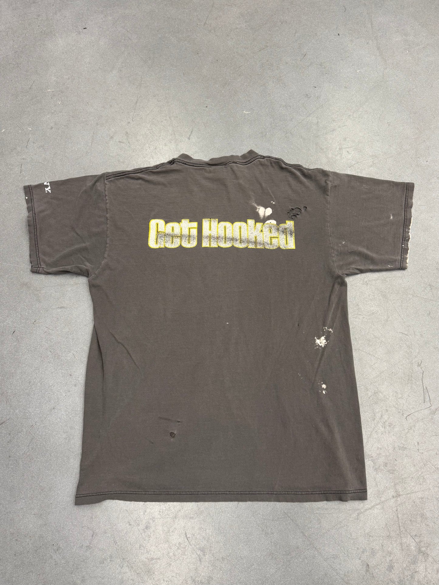 Y2K JOG DIAL WITH CALLER ID "GET HOOKED" TEE (SUPERIOR TAG)