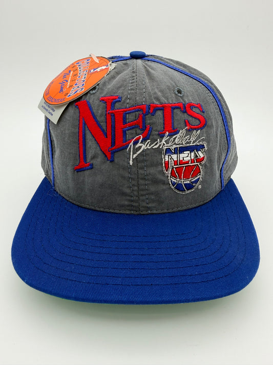90'S NEW JERSEY NETS BASKETBALL SNAPBACK HAT NWT THE GAME COLLECTORS SERIES 1370 OF 2000