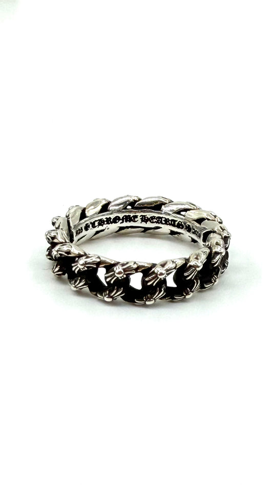 CHROME HEARTS SMALL SILVER EXTRA FANCY RING