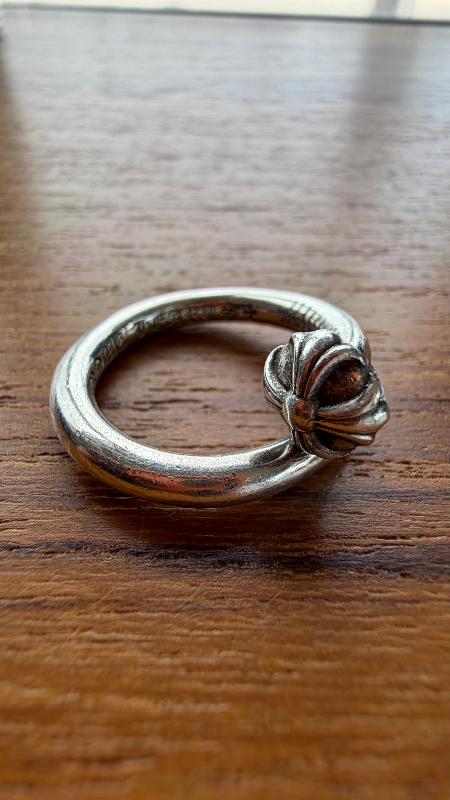 CHROME HEARTS NAIL SILVER RING