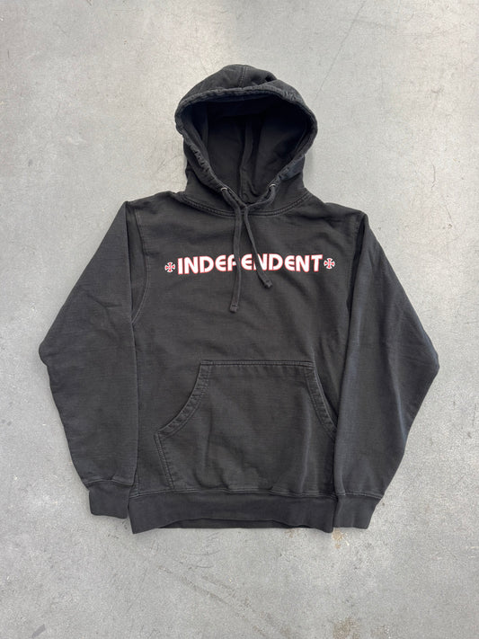 Y2K INDEPENDENT TRUCK COMPANY IRON CROSS LOGO PULLOVER HOODIE