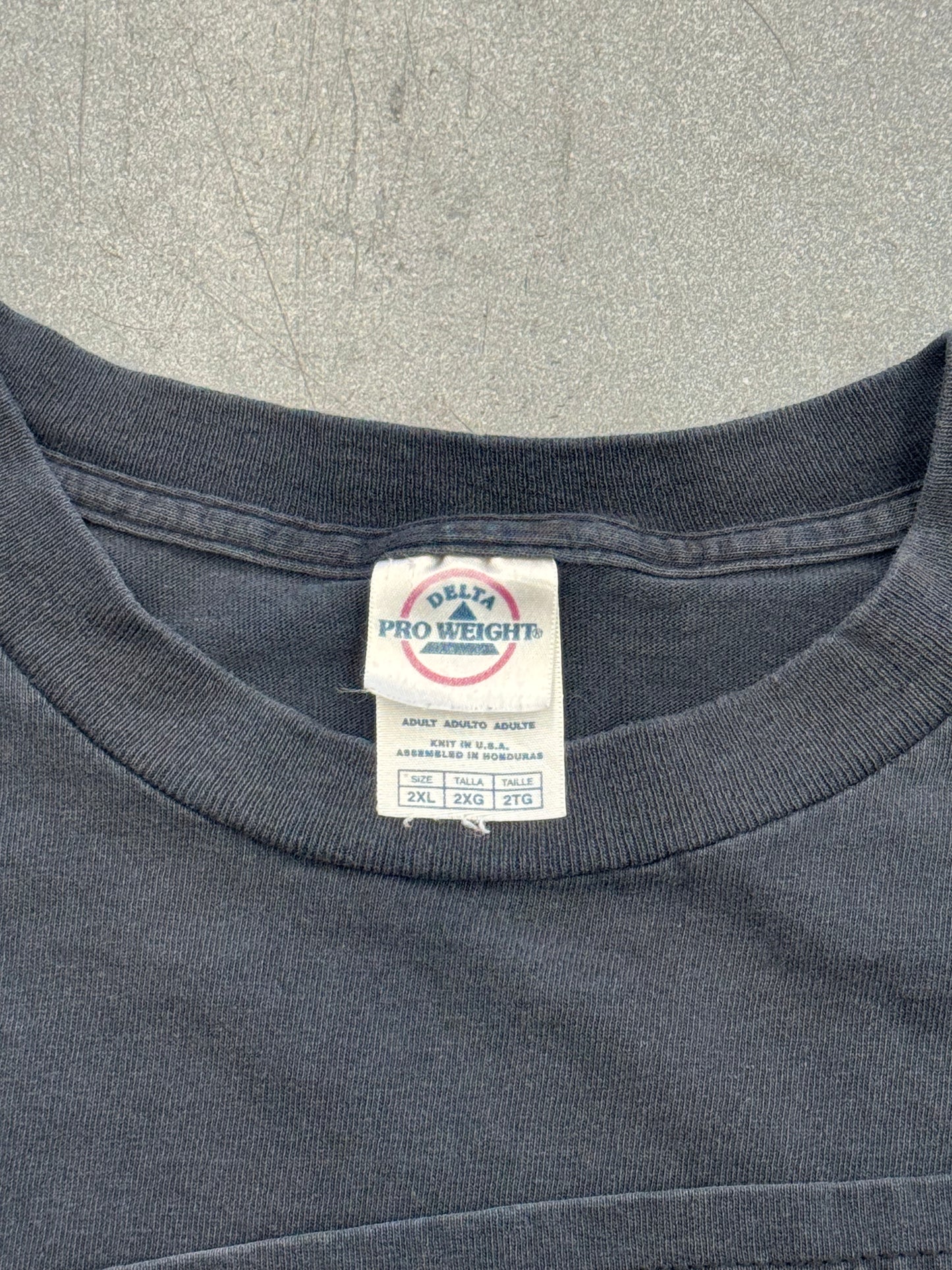 90S WEST COAST CHOPPERS FADED LS MULLET TEE (DELTA TAG)