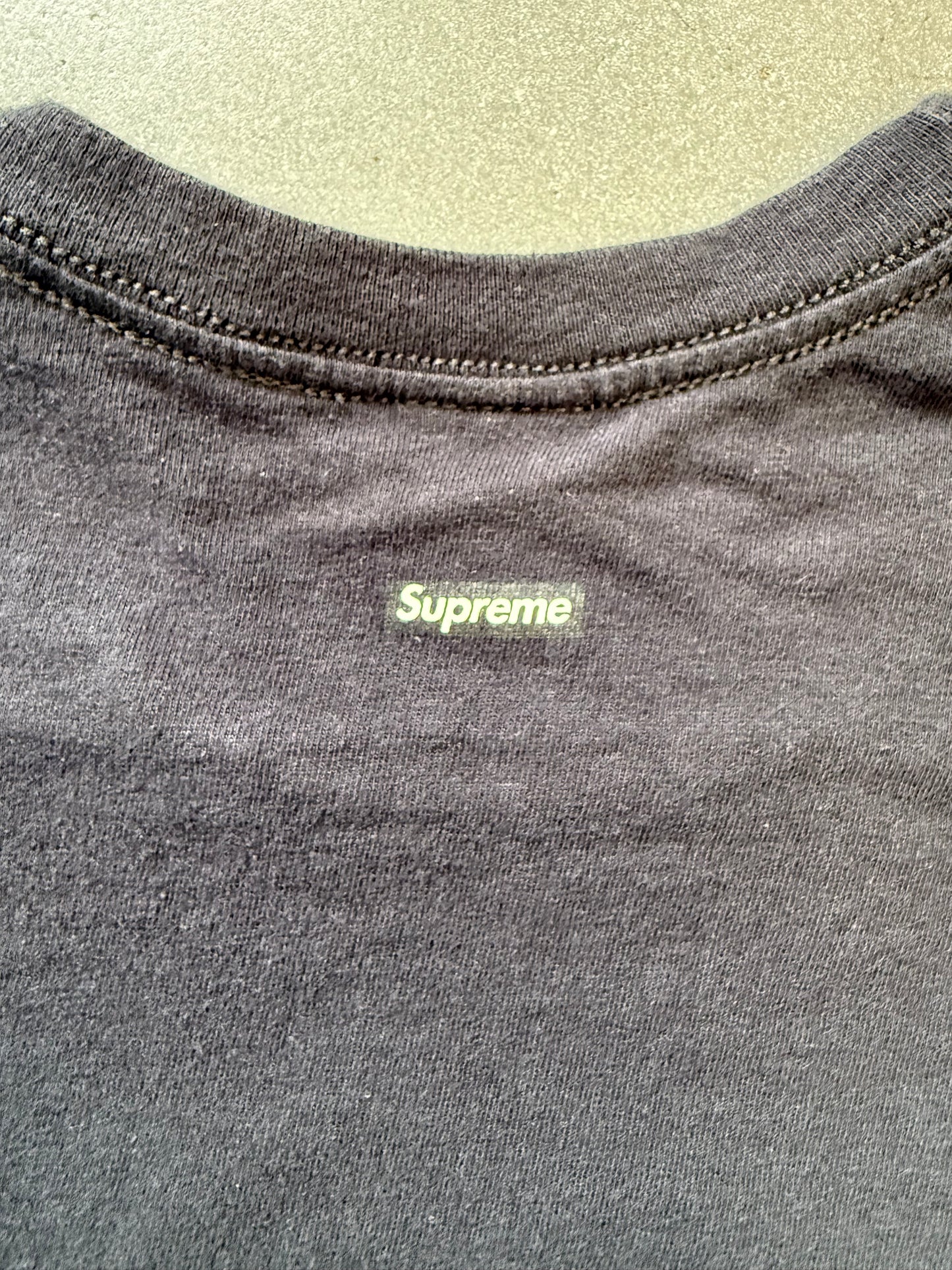 SS16 SUPREME ALIWARHOL TEE - BLACK (XL)