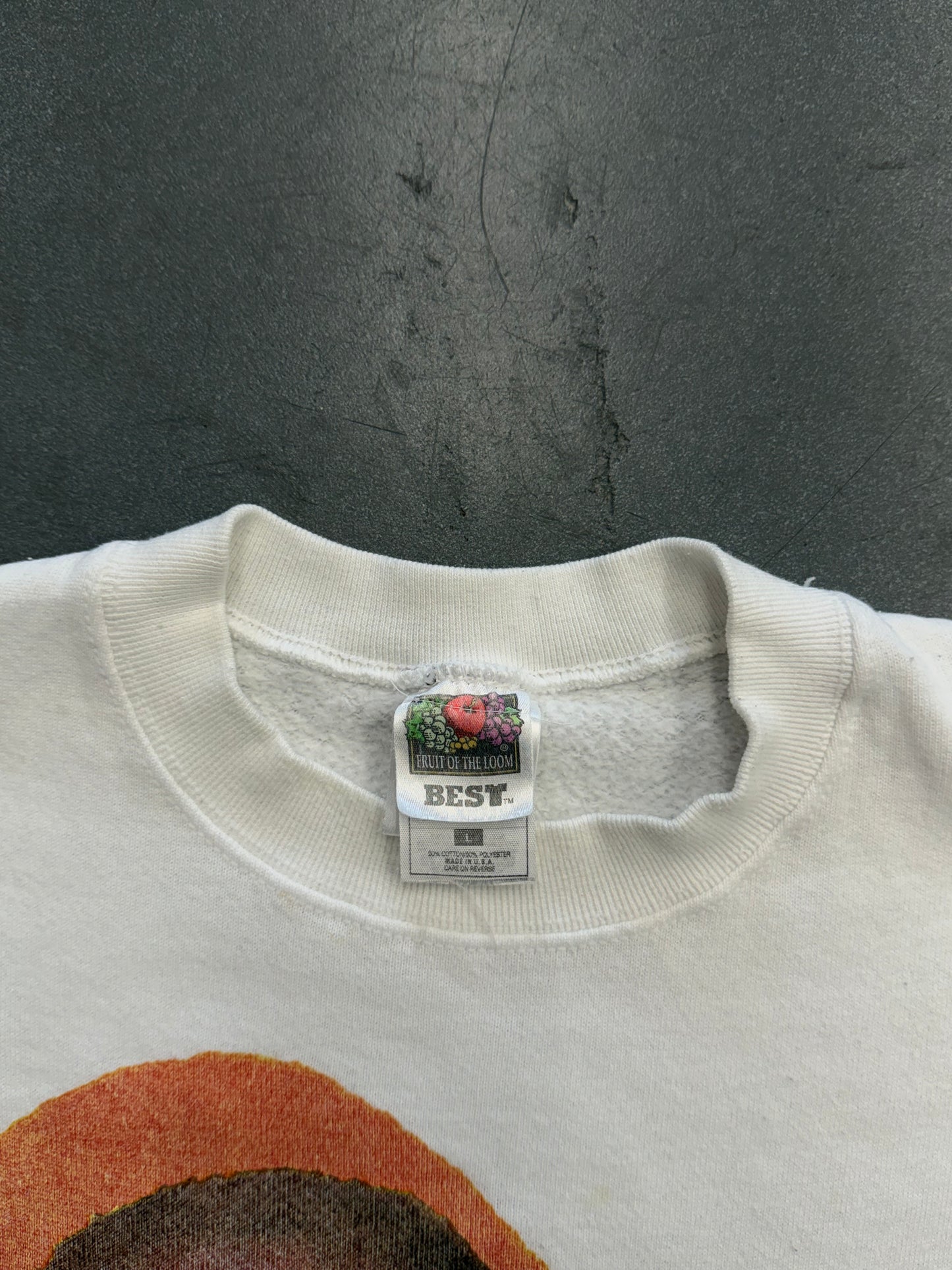 1996 DENNIS RODMAN BIG FACE CREWNECK (FOTL TAG)