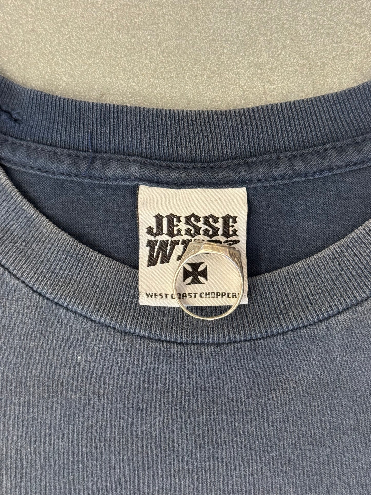 90'S WEST COAST CHOPPERS LONG BEACH, CA LS TEE (PULLED TAG)