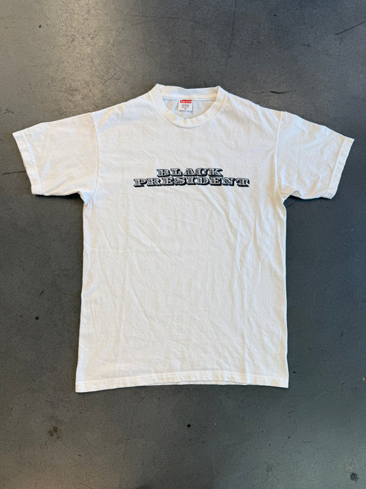 SS08 SUPREME BLACK PRESIDENT TEE