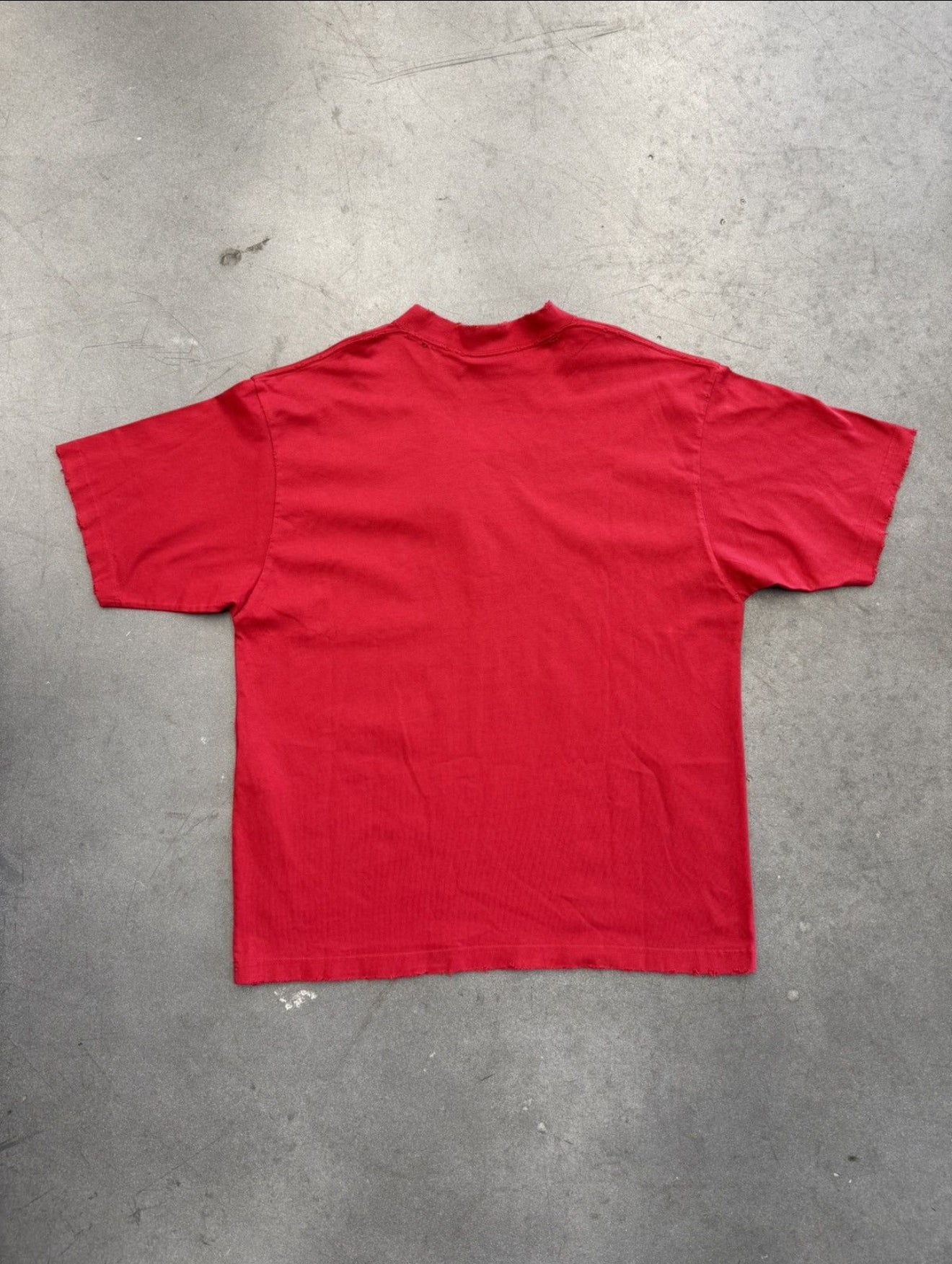 BALENCIAGA TO MY LOVE TEE RED MEDIUM NWT