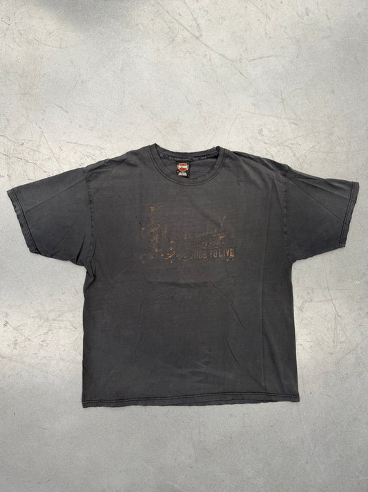 ORLANDO HARLEY DAVIDSON KISSIMMEE, FLORIDA SUPER FADED TEE