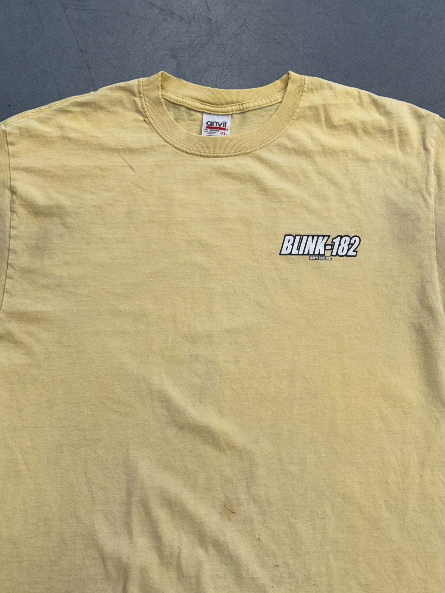 90S BLINK-182 "CRAPPY SINCE 1992" MULLET TEE (ANVIL TAG)