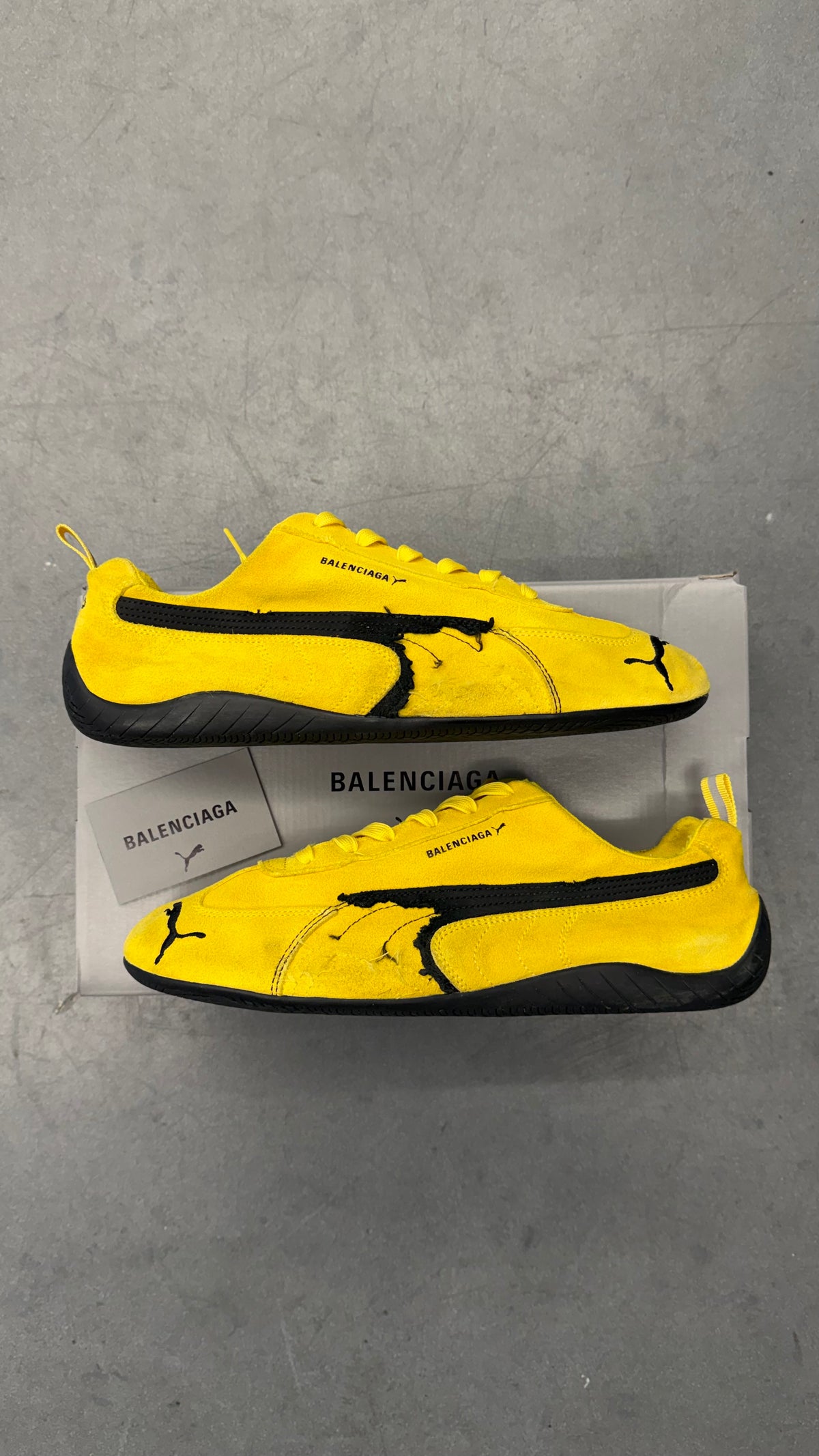 2025 BALENCIAGA PUMA SPEED CAT SUEDE