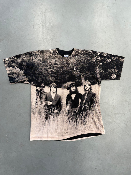 1995 THE BEATLES ALL OVER PRINT FIELD TEE (ALL SPORT TAG)