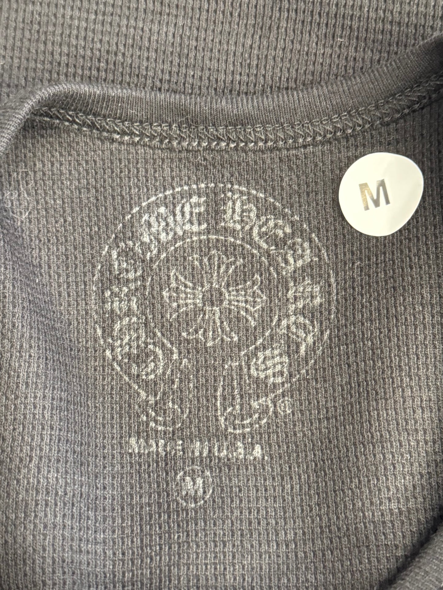 CHROME HEARTS FLORAL LS THERMAL  - BLACK/WHITE