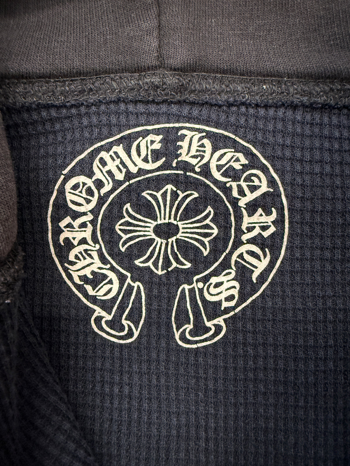 CHROME HEARTS THERMAL LINED HORSESHOE ZIP UP HOODIE