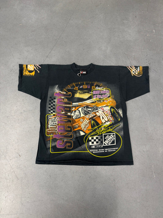 1999 NASCAR TONY STEWART ROOKIE OF THE YEAR AOP TEE (CHASE TAG)