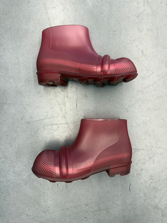 LOEWE SIZE 43 MEN'S MOLDED TRANSPARENT RUBBER BOOT