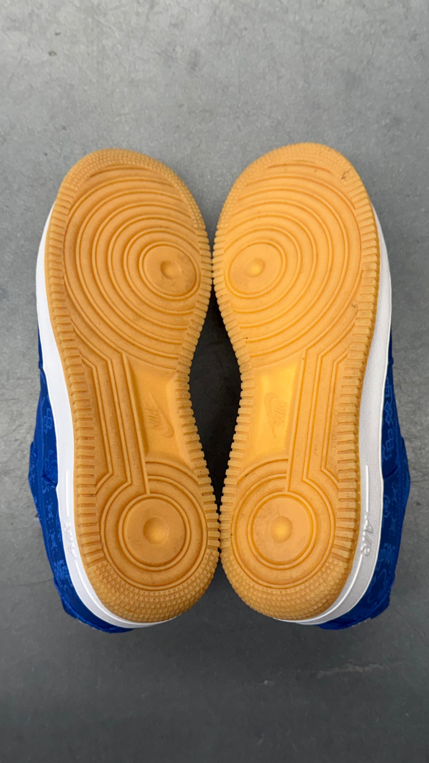 2019 CLOT BLUE SILK NIKE AIR FORCE 1 LOW (WITH BOX)