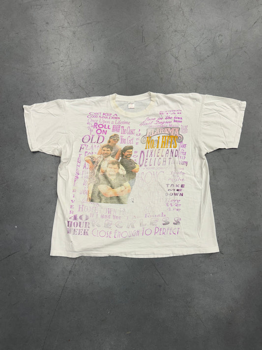90S ALABAMA NO. 1 HITS AOP TEE (FOTL TAG)