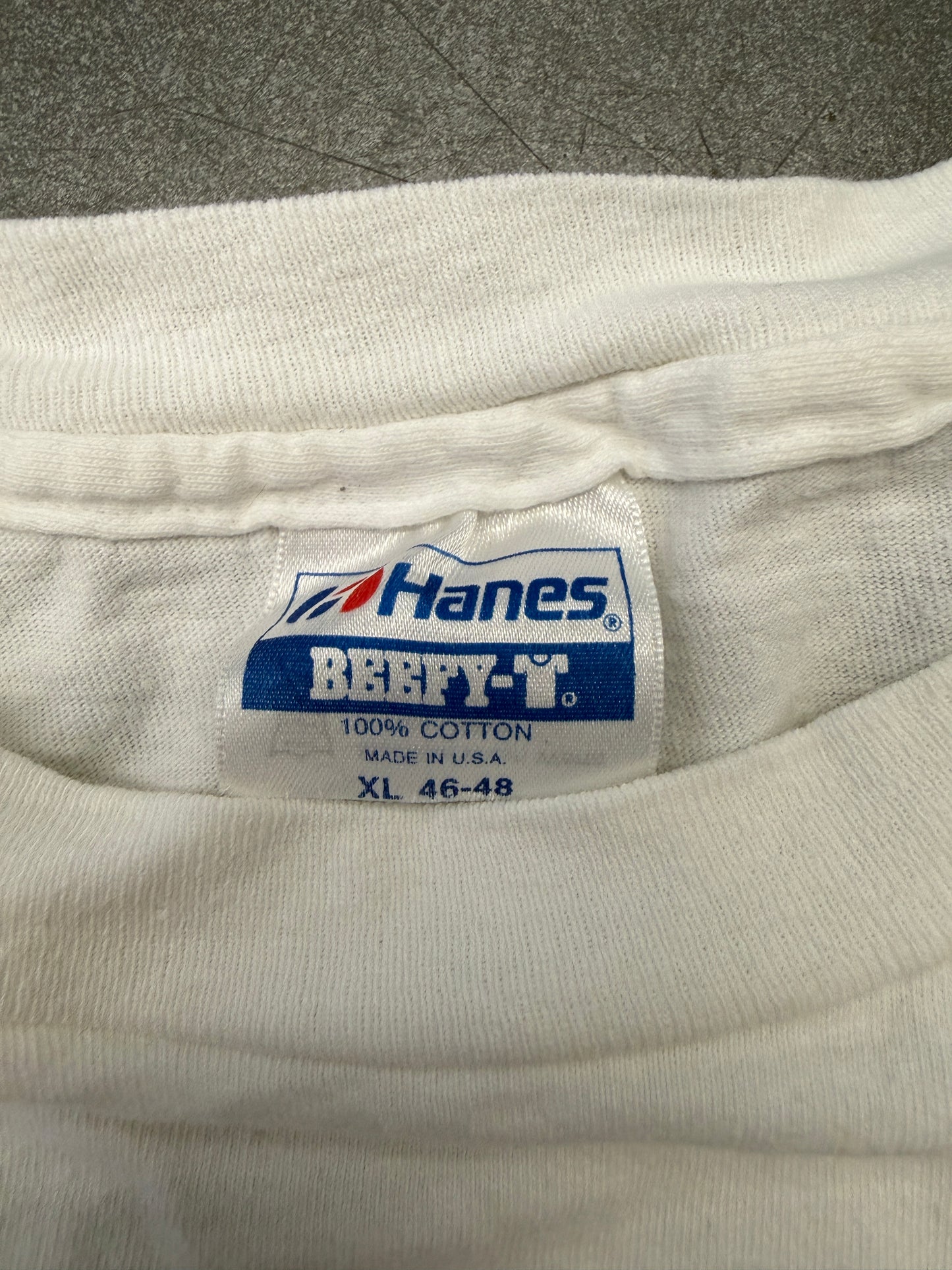 1989 BART AYE CARUMBA!! SURF SIMPSONS TEE (HANES TAG)