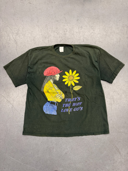 90S JANET JACKSON THAT'S THE WAY LOVE GO'S BOOTLEG RAP-STYLE TEE (AAA TAG)