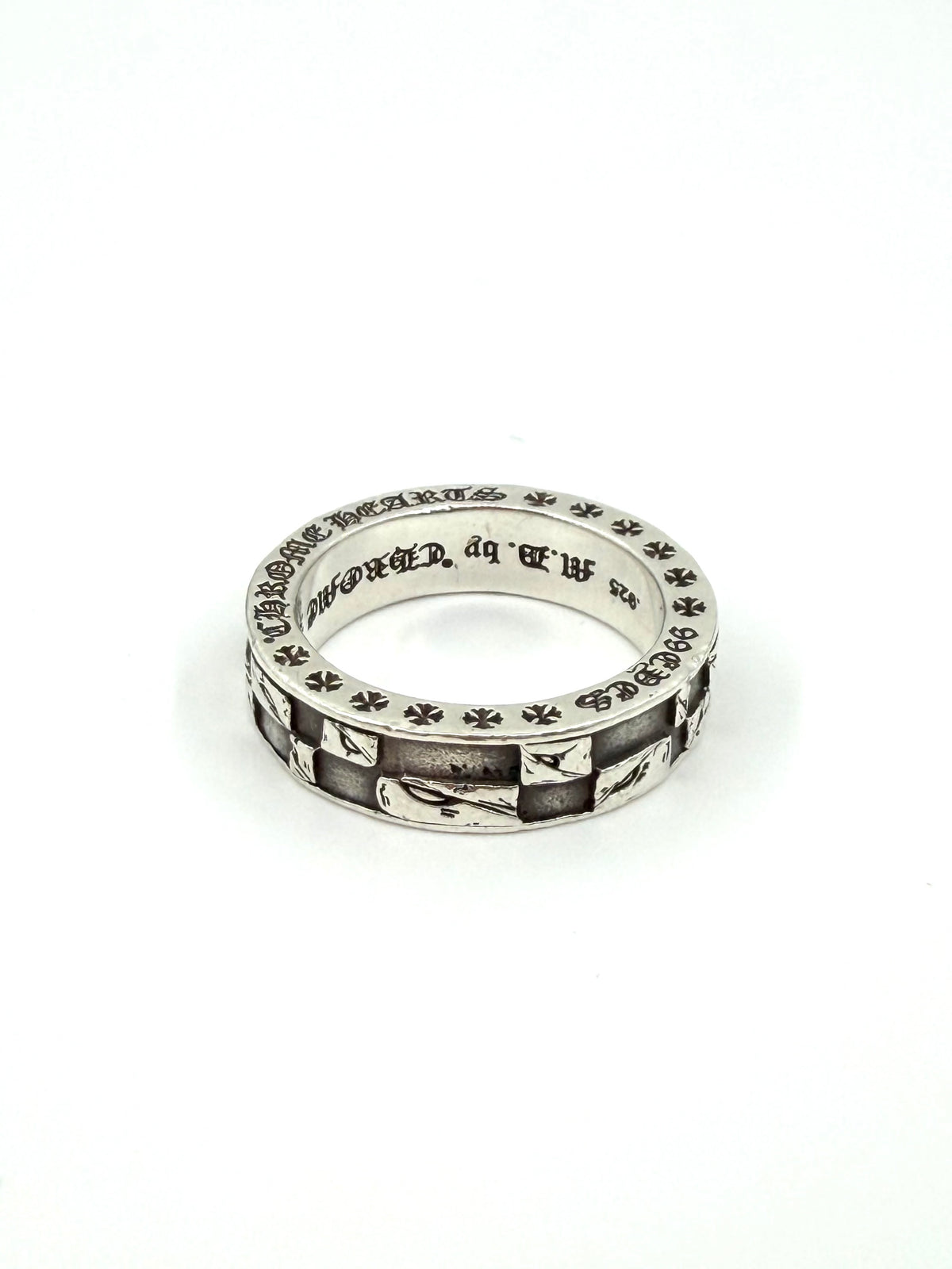 CHROME HEARTS MATTY BOY 99 EYES SILVER SPACER RING