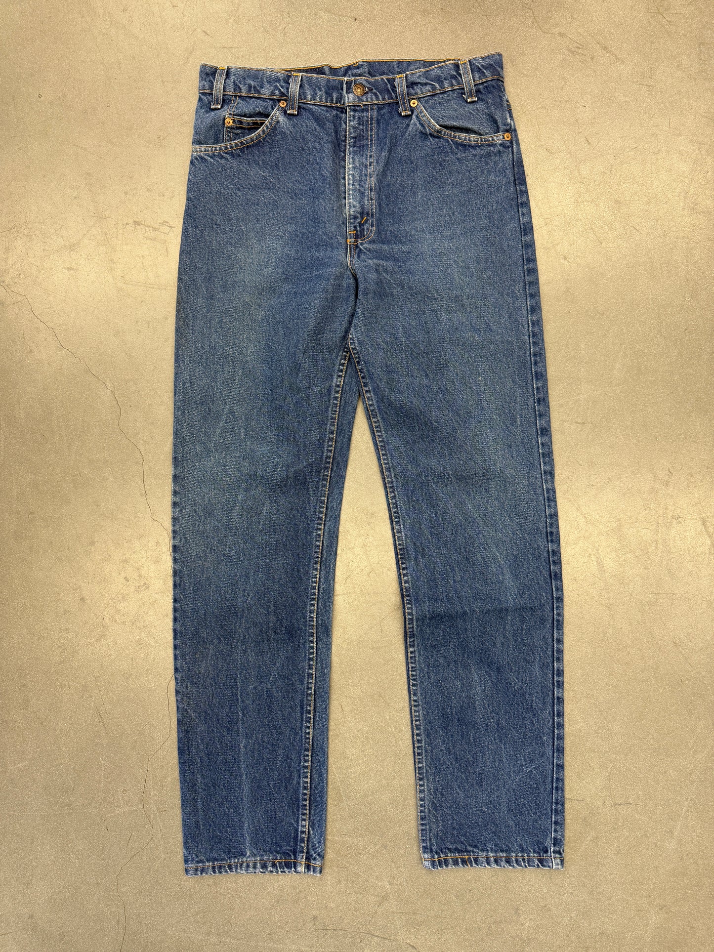 80S LEVI'S 505 ORANGE TAB STRAIGHT LEG JEANS