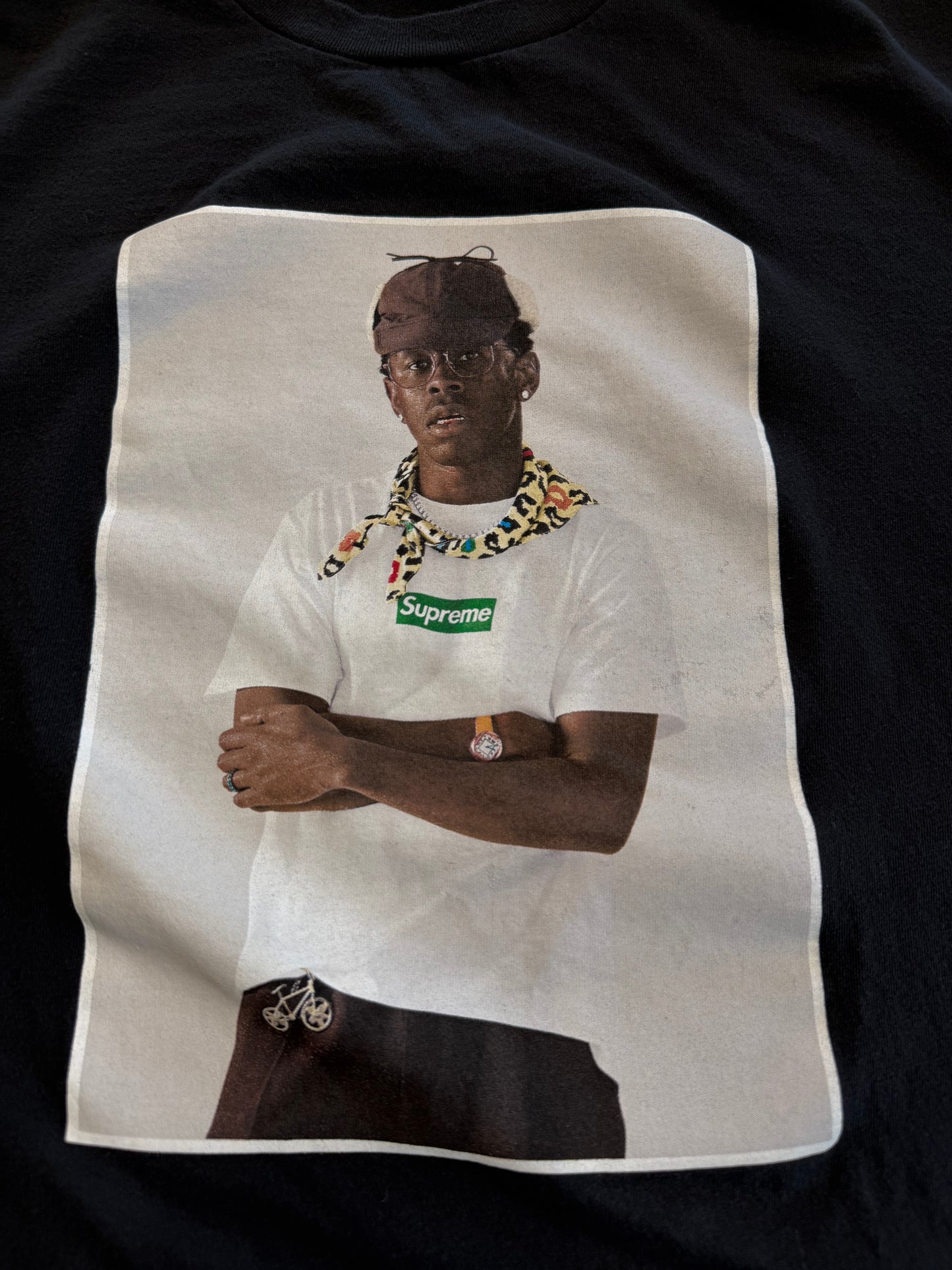 FW24 SUPREME TYLER THE CREATOR TEE - BLACK (2XL)