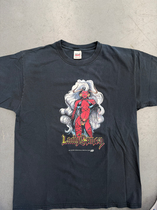 2000 COMIC IMAGES LADY DEMON TEE (ANVIL TAG)