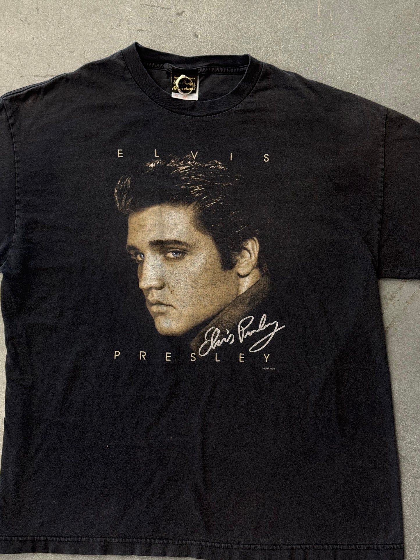 1999 ELVIS PRESLEY BIG FACE MEMORIAL TEE (AAA TAG)