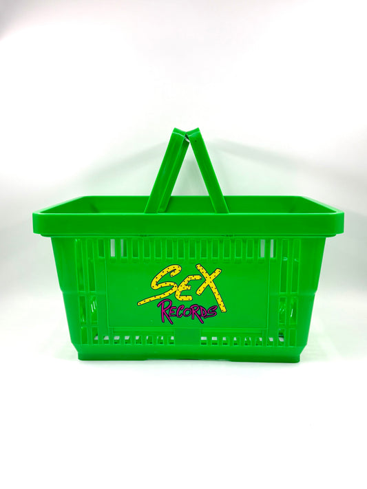 CHROME HEARTS MATTY BOY SEX RECORDS SHOPPING BASKET - GREEN