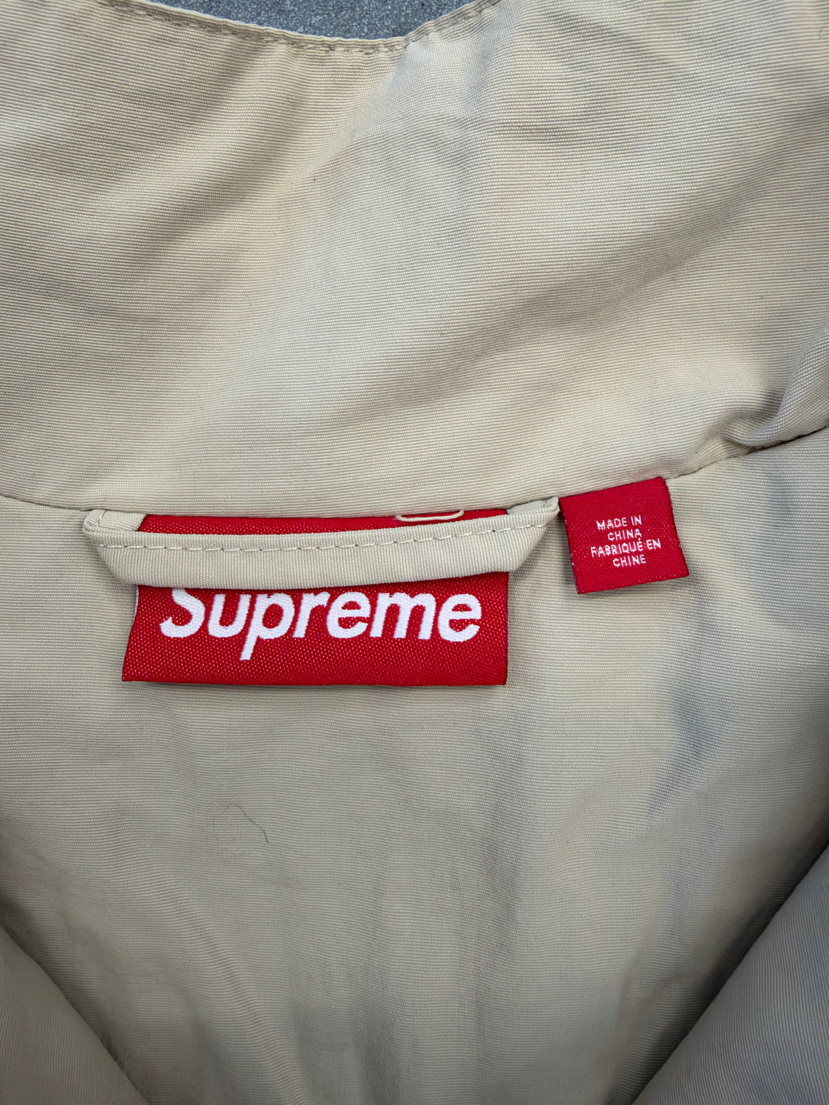 SS24 SUPREME CURVE TRACK JACKET - BROWN