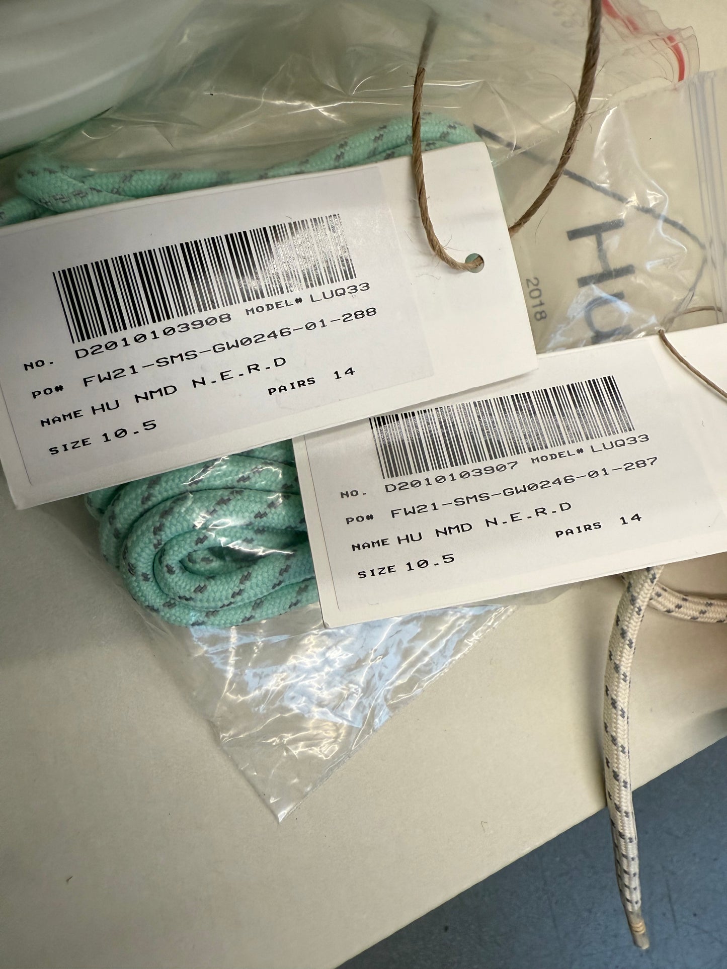 SIZE 11 ADIDAS NMD HU PHARRELL NERD CHALK WHITE 1 OF 14 SAMPLE (BRAND NEW WITH BOX)