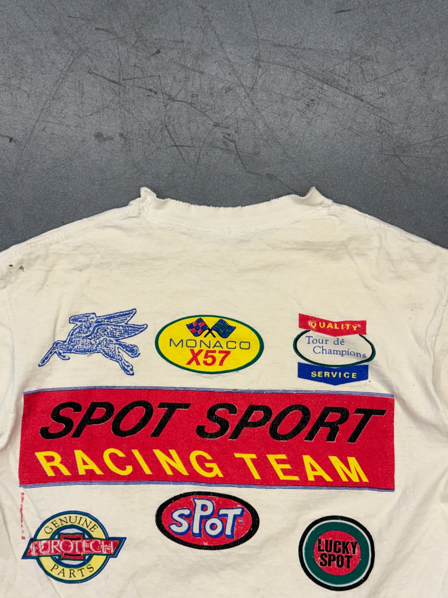 1992 SPOT SPORT RACING LOGOSTEE (SOFTEE TAG)