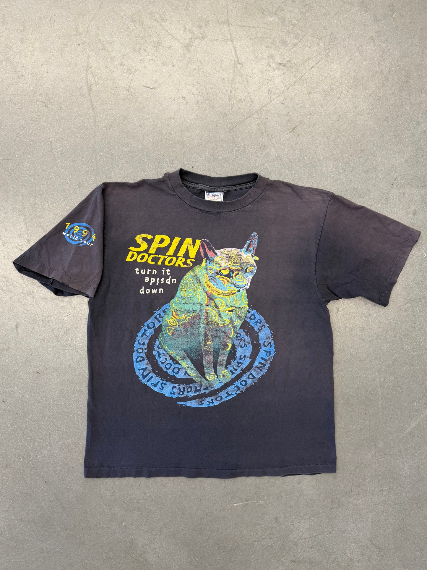 1994 SPIN DOCTORS TURN IT UPSIDE DOWN TEE (ALLSPORT TAG)