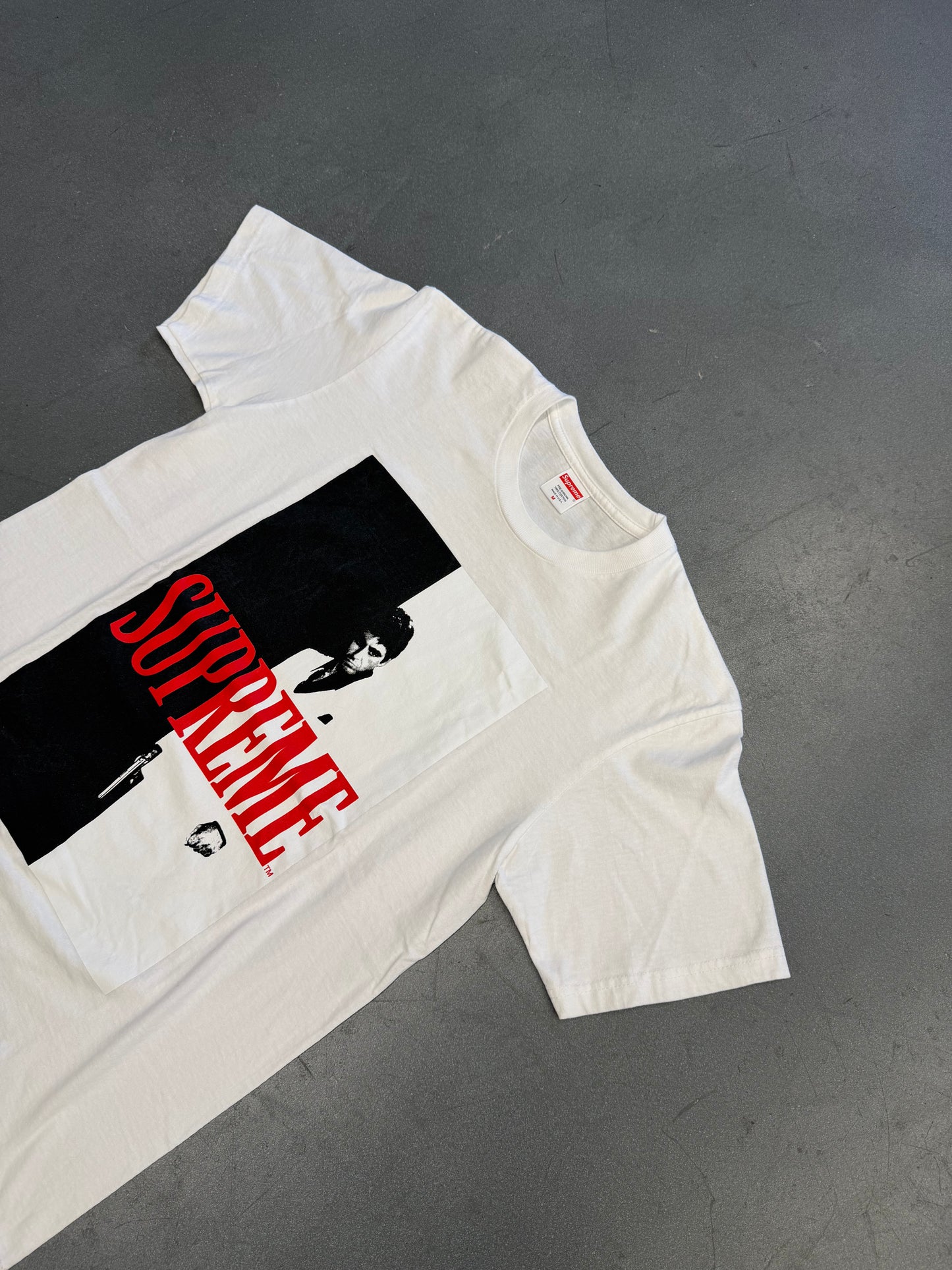 FW17 SUPREME SCARFACE SPLIT TEE