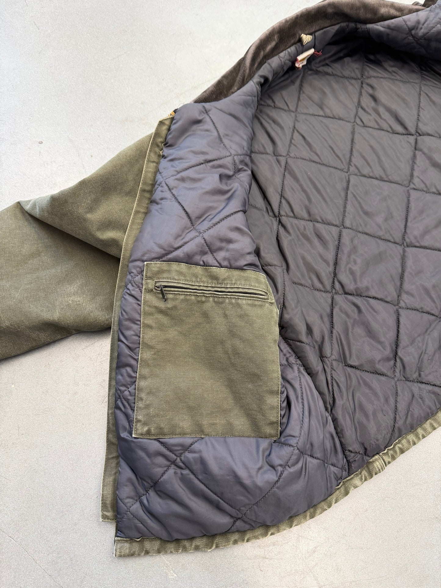 90'S CARHARTT TRADITIONAL ZIP-UP ARCTIC QUILT LINED JACKET (CARHARTT CUT TAG)
