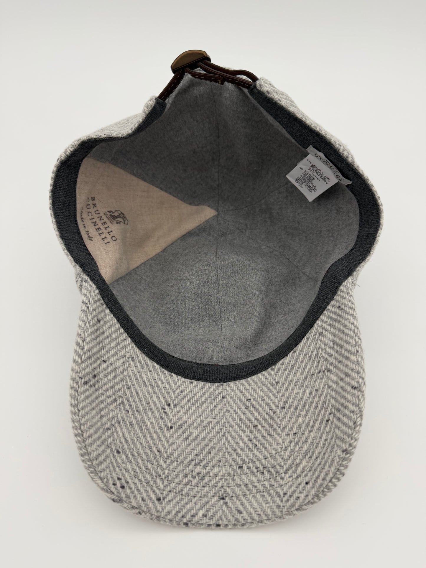 BRUNELLO CUCINELLI CHEVRON BASEBALL CAP